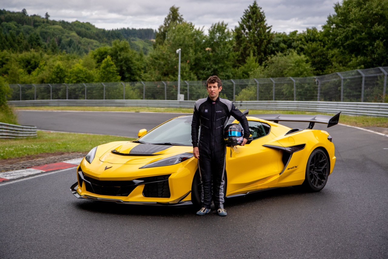 Drew Cattell, vehicle dynamics engineer and driver of the Corvette ZR1X.